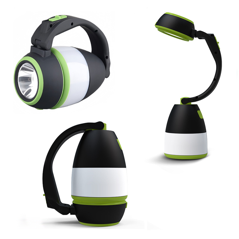 Rechargeable 3-in-1 LED Camping Lantern Flashlight