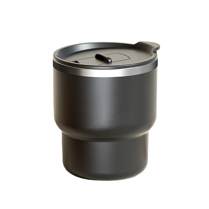 13.5oz Portable 304 Stainless Steel Travel Mug With Lid, Vacuum Insulated Camping Mug
