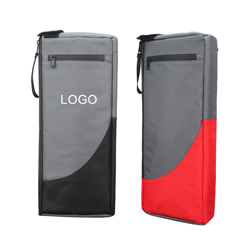 Insulated Golf Cooler Bag with Adjustable Shoulder Strap, Waterproof Double Zipper, 6-Can or 2-Bottle Capacity
