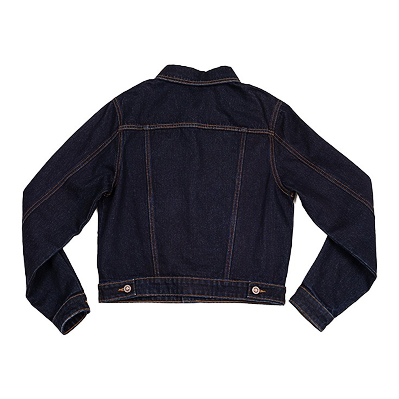 Women's Washed Denim Cropped Jacket